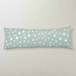 Mint Grönt Dalmatian Spots, Dalmatian Dots Kroppskudde