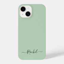 Mint-Grönt - enkelt minimalistiskt anpassat namnsk