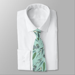 Mint Grönt Eucalyptus Greenery Mönster Slips