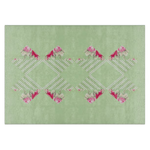 Mint Grönt Faux Patchwork Glass Cwing Boeing