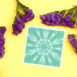 Mint Grönt Faux Tulle Design Pappersservett