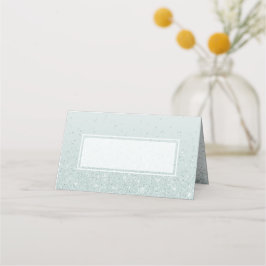 Mint Grönt Glittery Bröllop Place Card Placeringskort