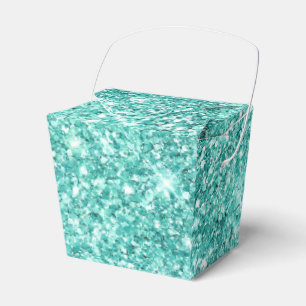 Mint Grönt Glitz Glitter Presentaskar