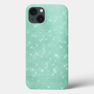 Mint Grönt Gnistra Glitter Girly Glam