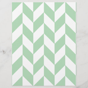 Mint Grönt Herringbone Mönster