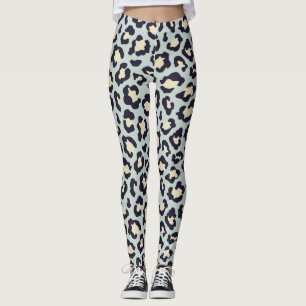 Mint-grönt Leggings