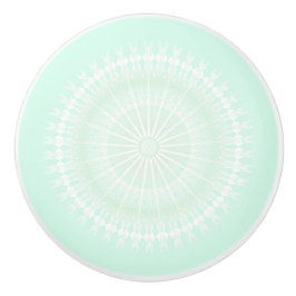 Mint Grönt Mandala Pastel Modern Knopp