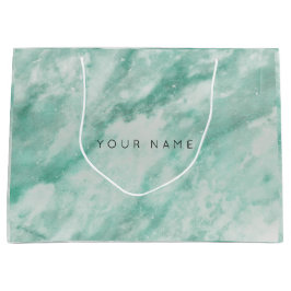 Mint Grönt  Marble Stone Metallic Gift Grått