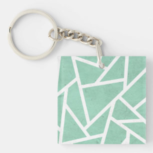 Mint grönt och white mosaic mönster