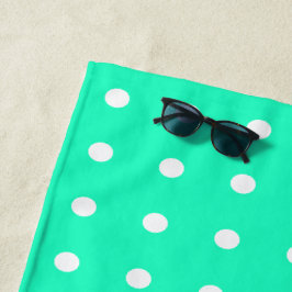 Mint Grönt och White Polka dots