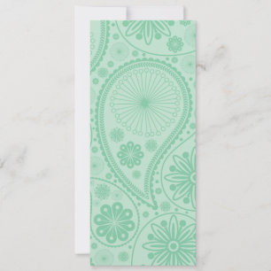 Mint grönt paisley mönster