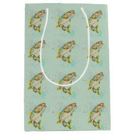 Mint Grönt Rainbow Trout Gift Bag