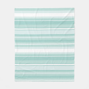 Mint grönt rand fleecefilt