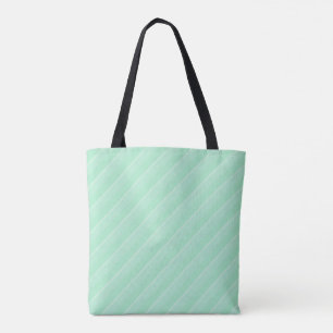 Mint Grönt Rand Modern Design Trendig Template Tygkasse