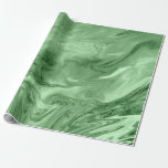 Mint Grönt Salvia Greenery Marble Molten Metall Presentpapper<br><div class="desc">Glam och Chic Contemporary Abstrakt Wrapping Papper Kan vara en vacker dekoration för många evenemang som bröllop,  årsdag,  födelsedag,  studenten,  nya hem,  företag,  födelsedusch osv.</div>