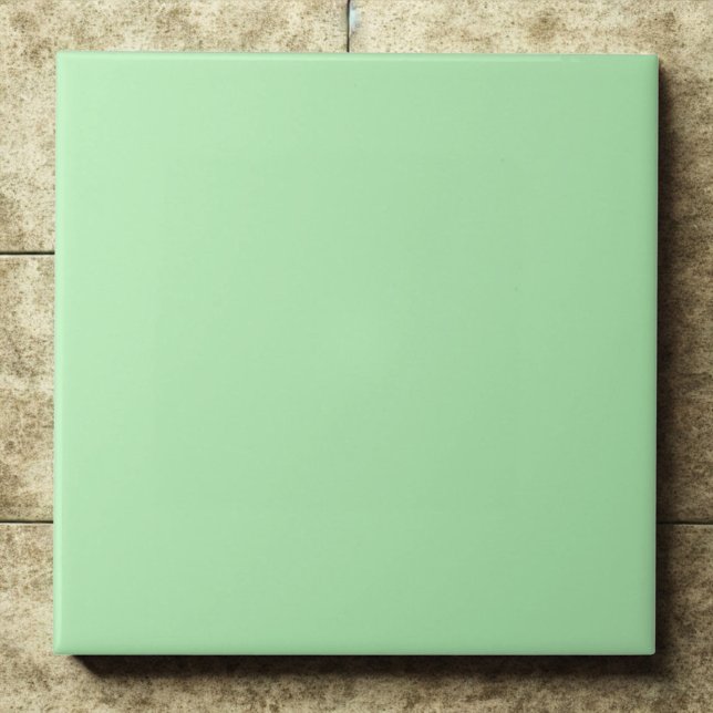 Mint Grönt Soft Fresh Modern Accent Kakelplatta (Skapare uppladdad)