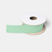 Mint Grönt Solid Färg Satin Ribbon