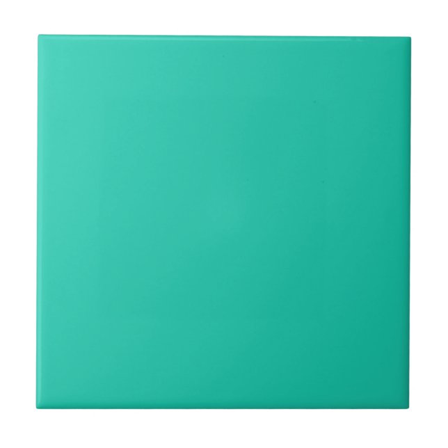 Mint Grönt Solid Färg Tile Kakelplatta (Framsidan)