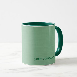 Mint grönt solid texturerad mugg