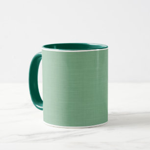 Mint grönt solid texturerad mugg