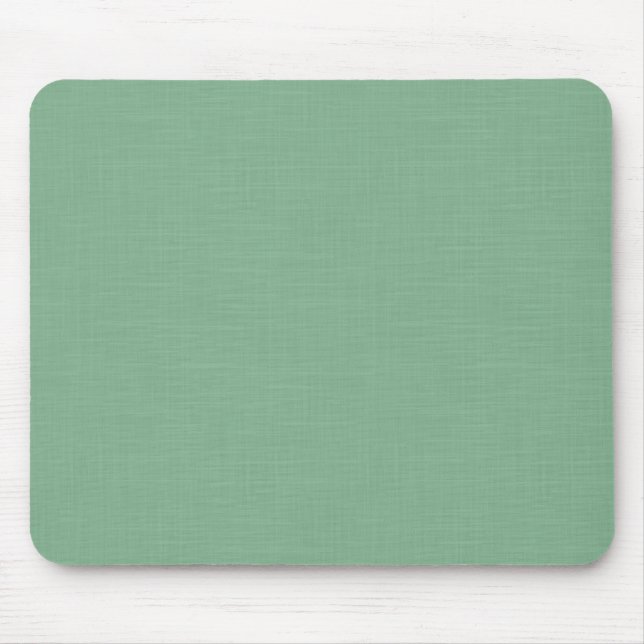 Mint grönt solid texturerad musmatta (Framsidan)