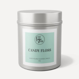 Mint Grönt Square Gräns Din Logotyp Candle-etikett Fyrkantigt Klistermärke