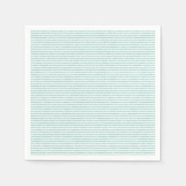 Mint Grönt Stripe Party Napkin Pappersservett