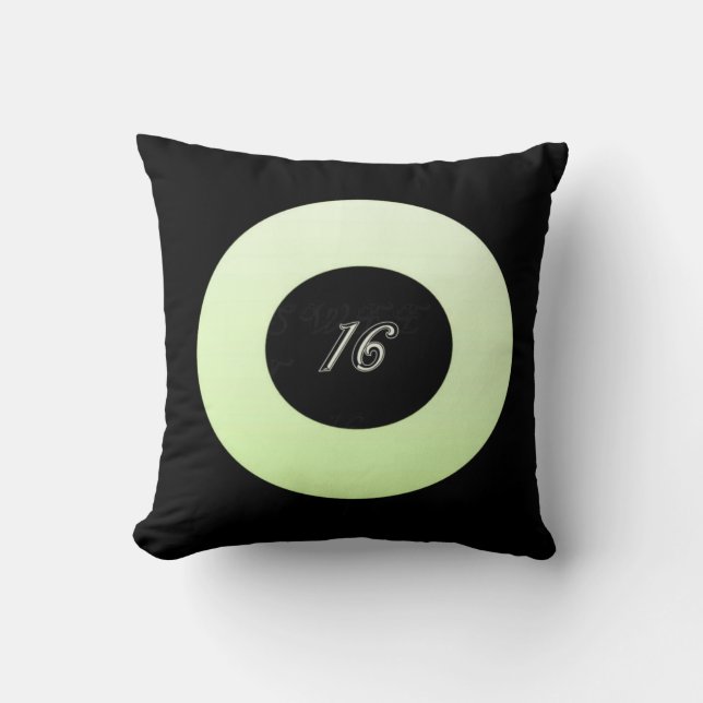 Mint Grönt Sweet 16 Cushion Kudde (Framsida)