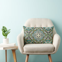 Mint Grönt Turcos Hip Bohemian Bali Art Motif