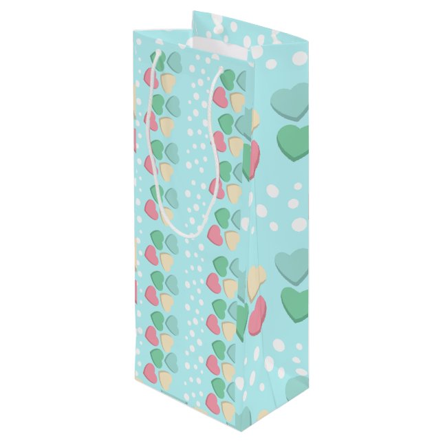 Mint Grönt Vin Gift-väska (Baksidan Vinklad)