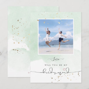 Mint Grönt Watercolor kommer du att få brista Inbjudningar