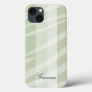 Mint Grönt White Zebra ränder