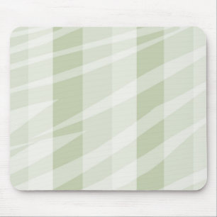 Mint Grönt White Zebra ränder Musmatta