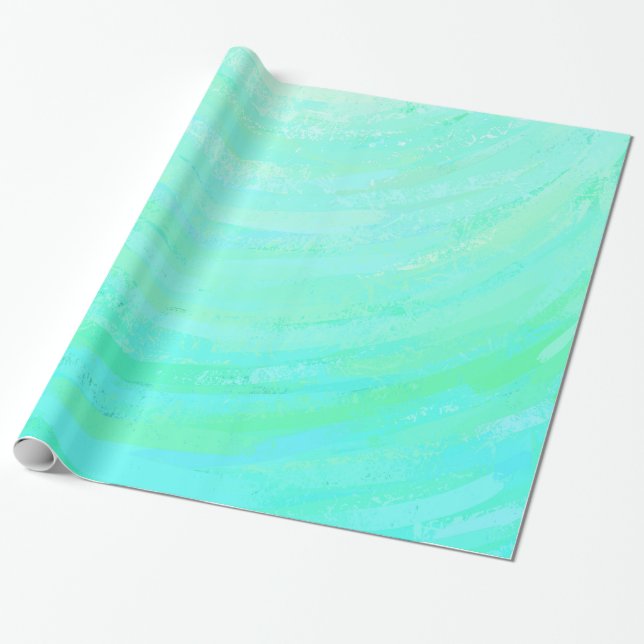 Mint Ice Blue Presentpapper (Utrullad)