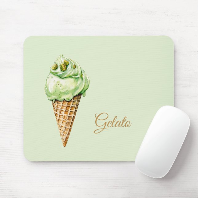 Mint Ice Cream Gelato Birthday  Musmatta (Med mus)