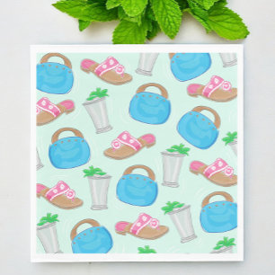 Mint Julep Bermuda Bag Sandals Preppy Derby Pappersservett