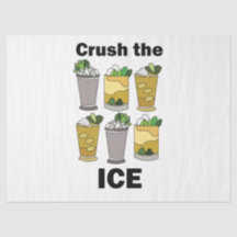 Mint Julep Cocktail Krossa Isen Roligt Citat