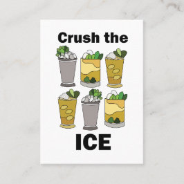 Mint Julep Cocktail Krossa Isen Visitkort