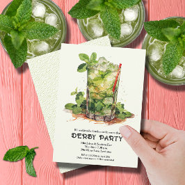 Mint Julep Derby-fest Inbjudningar