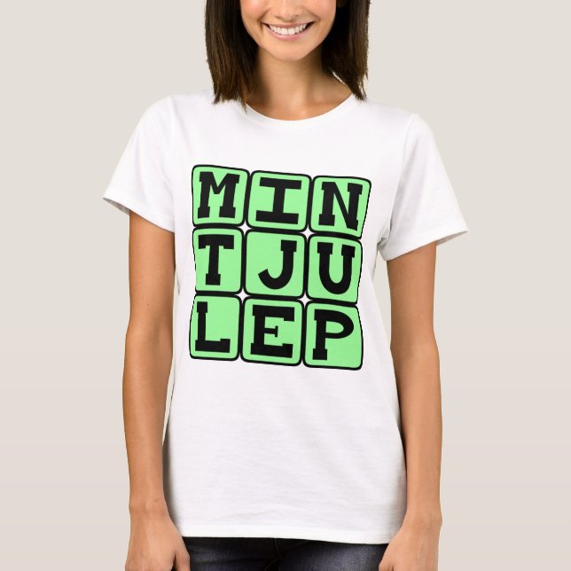 Mint Julep, Mintdryck T-shirt (Framsida)