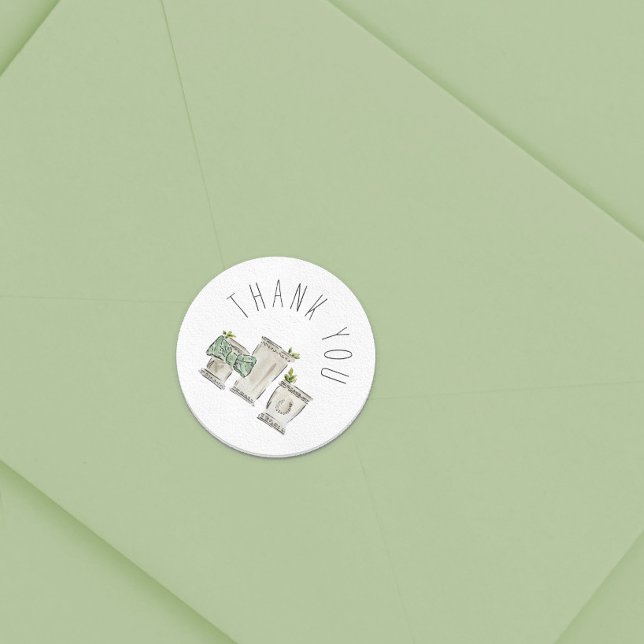 Mint Julep Tack Runt Klistermärke (Skapare uppladdad)