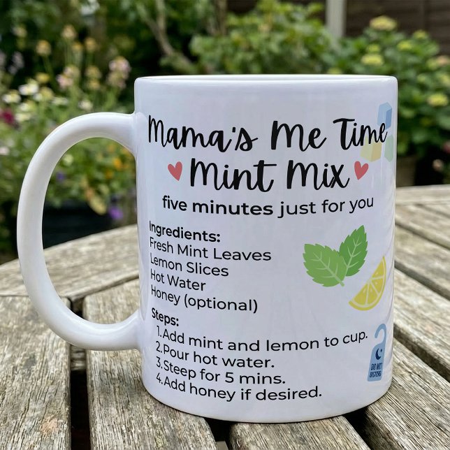 Mint Lemon Tea Break Recipe for Moms Kaffemugg (Skapare uppladdad)