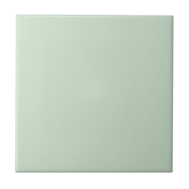 Mint Light Pastel Grönt Solid Färg SW 6736 Kakelplatta (Framsidan)