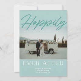 Mint, lyckligtvis allt efter Bröllop-aviseringskor Inbjudningar