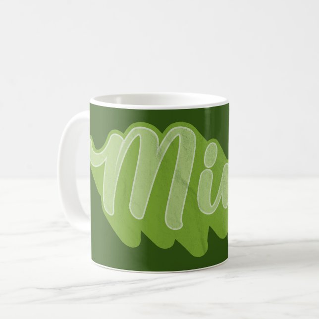 MINT, Manchester, Engelska Slang Dialect Kaffemugg (Framsida vänster)
