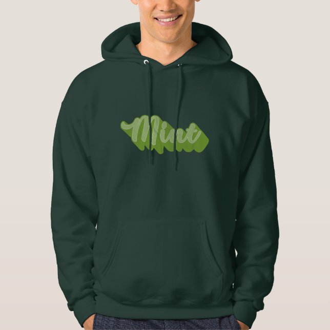 MINT, Mancunian, Manchester Slang Dialect Hoodie (Framsida)