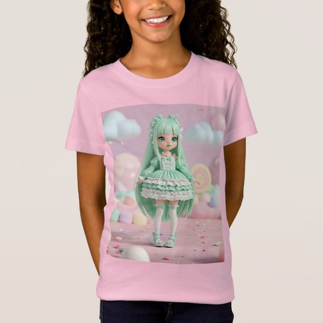 Mint Marshmallow T Shirt (Framsida)