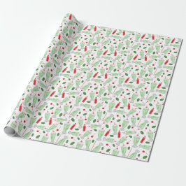 Mint Milkshakes Toss Wrapping Papper Presentpapper