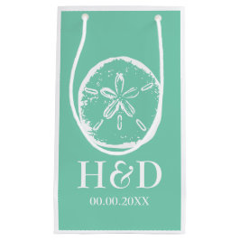 Mint monogram och dollarns favoritpåsar för bröllo