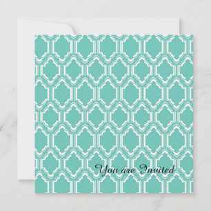 Mint Moroccan Birthday Inbjudningar